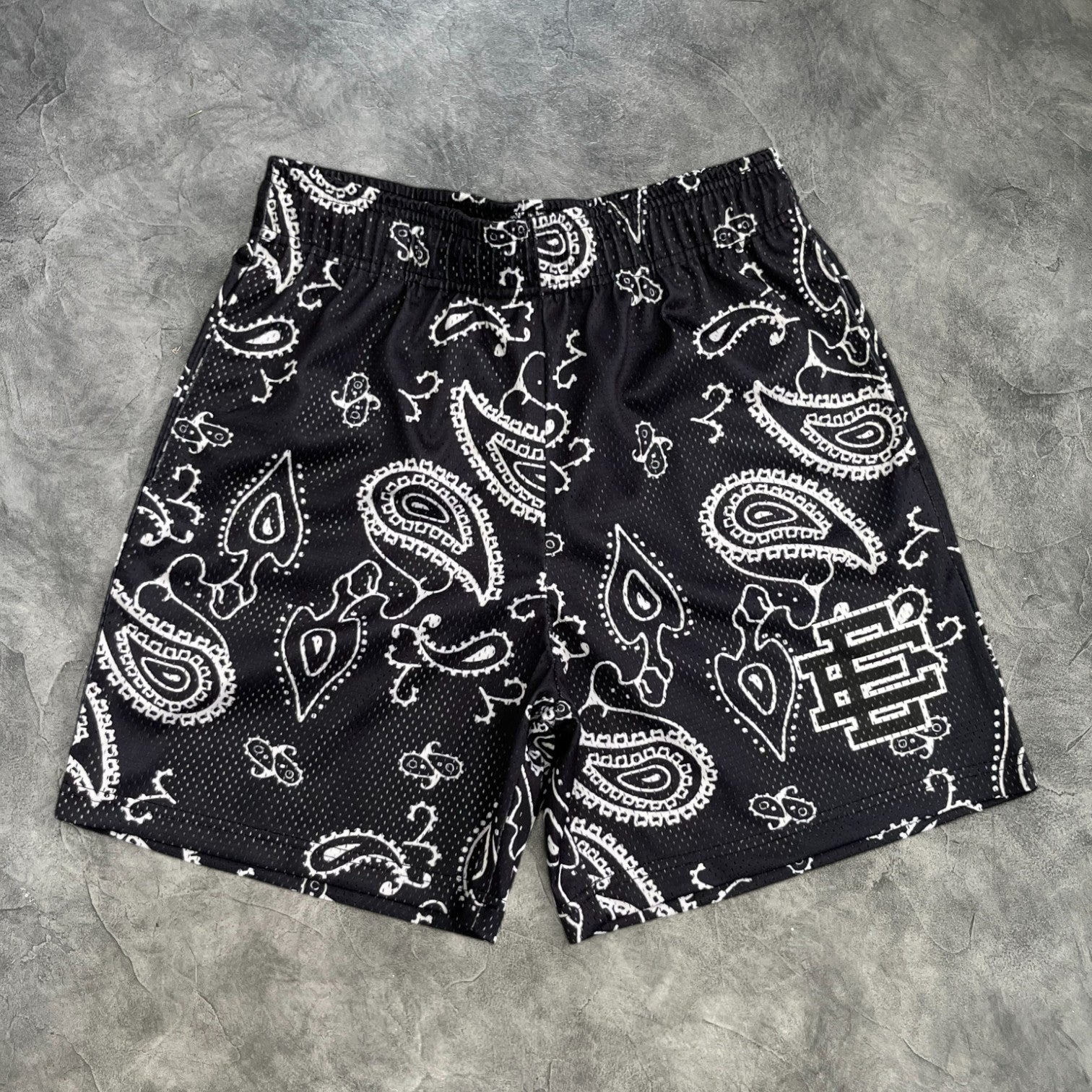 Eric Emanuel Basic Flower Shorts Black