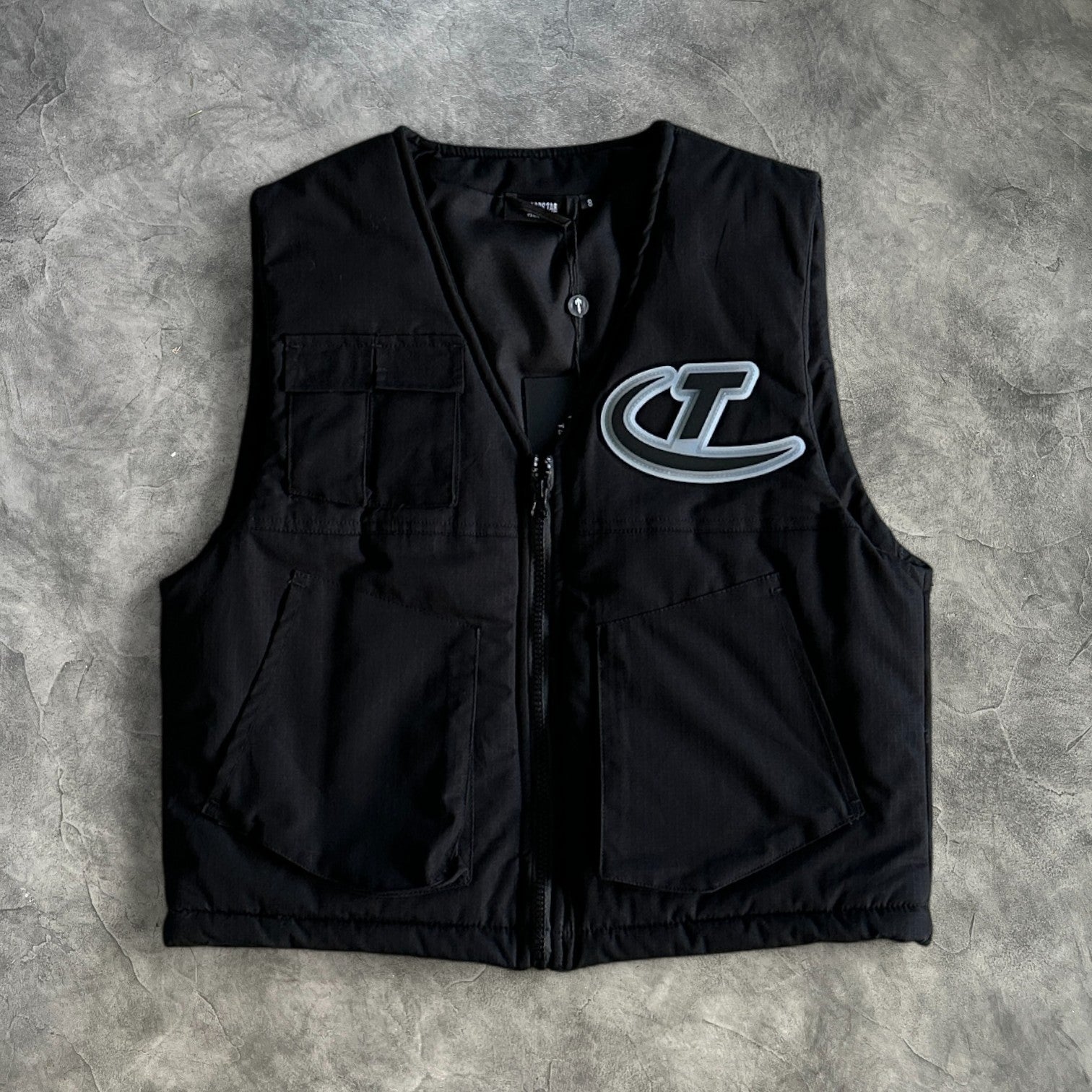 Trapstar Hyperdrive Pocket Vest Black