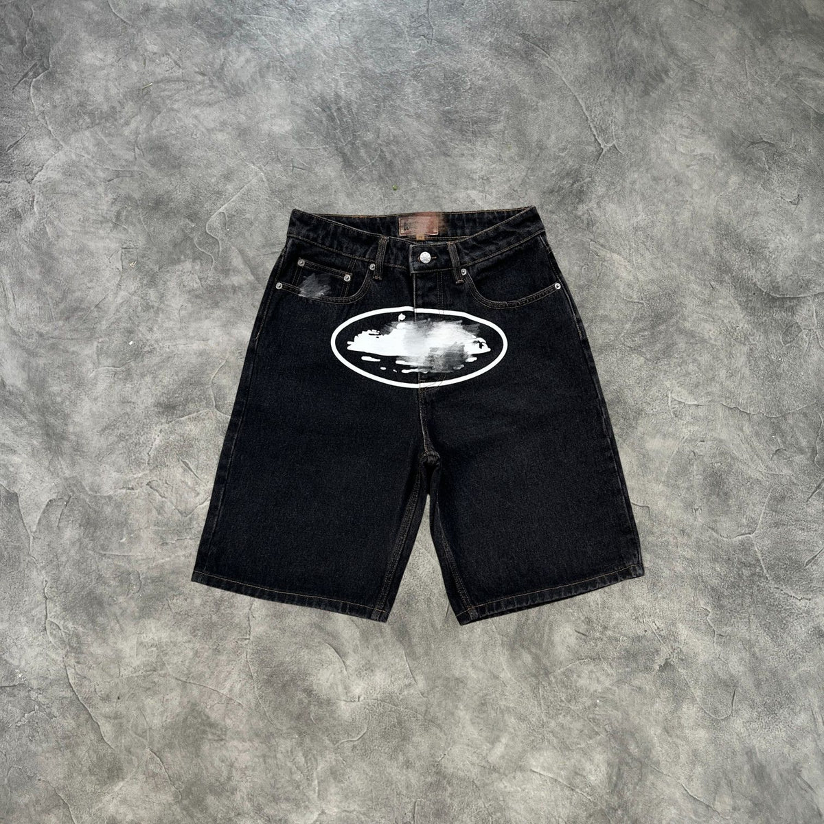 Corteiz Dark Web Denim Vaulted Set Black/White