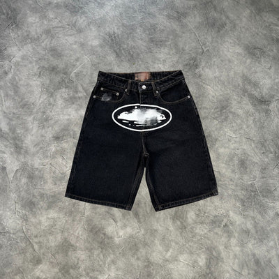 Corteiz Dark Web Denim Vaulted Set Black/White