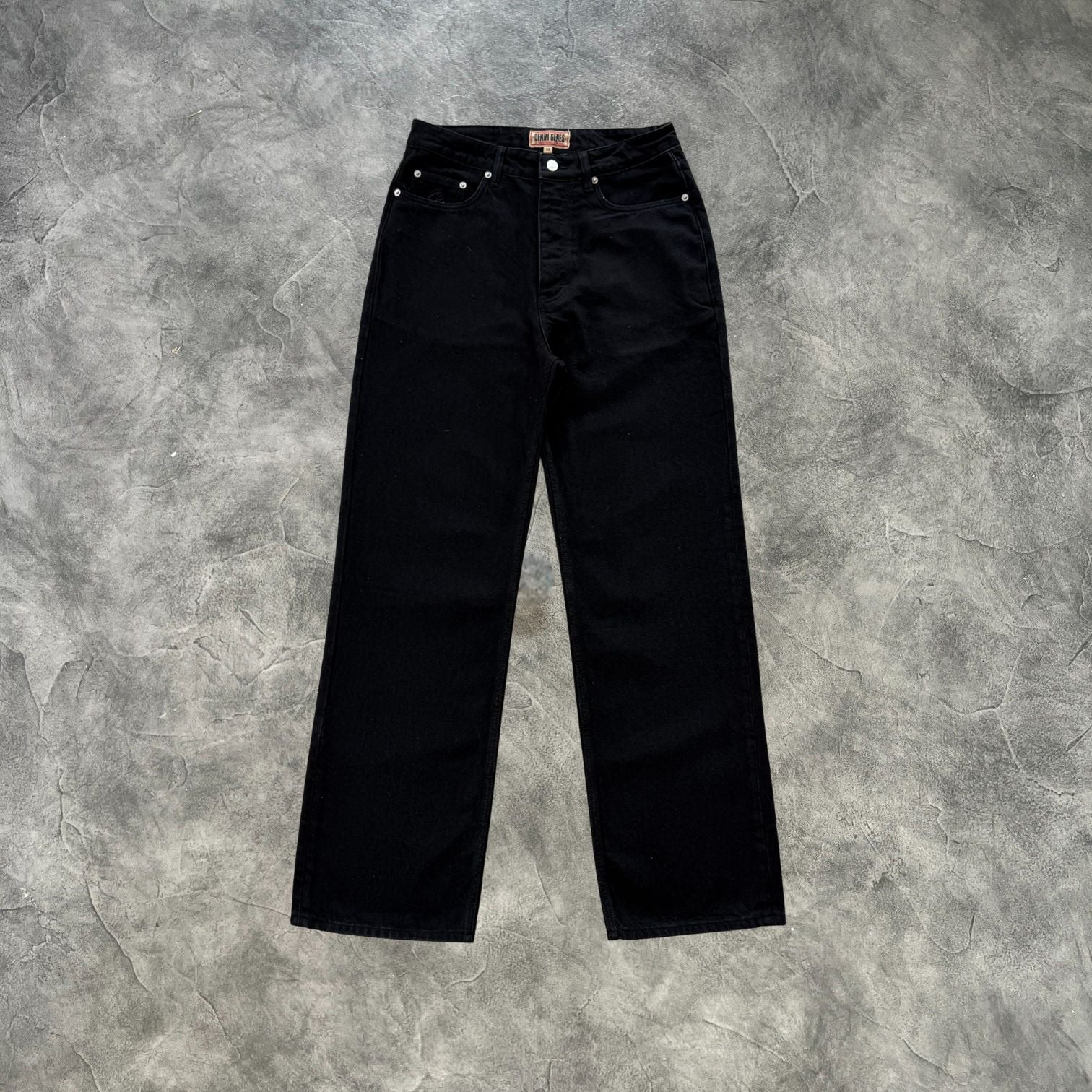 Corteiz Denim Baggy Jeans Triple Black
