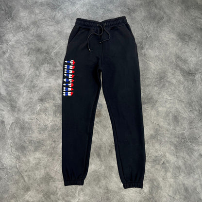 Trapstar Chenille Decoded 2.0 Hooded Tracksuit Black/Red/White/Blue