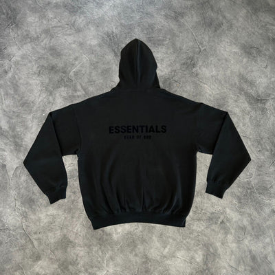 Essentials Fear Of God Hoodie Black