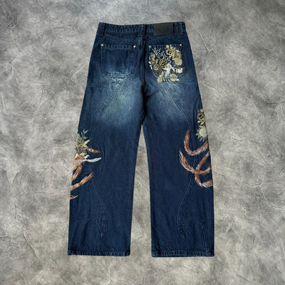 Vescartes Golden Phoenix Jeans