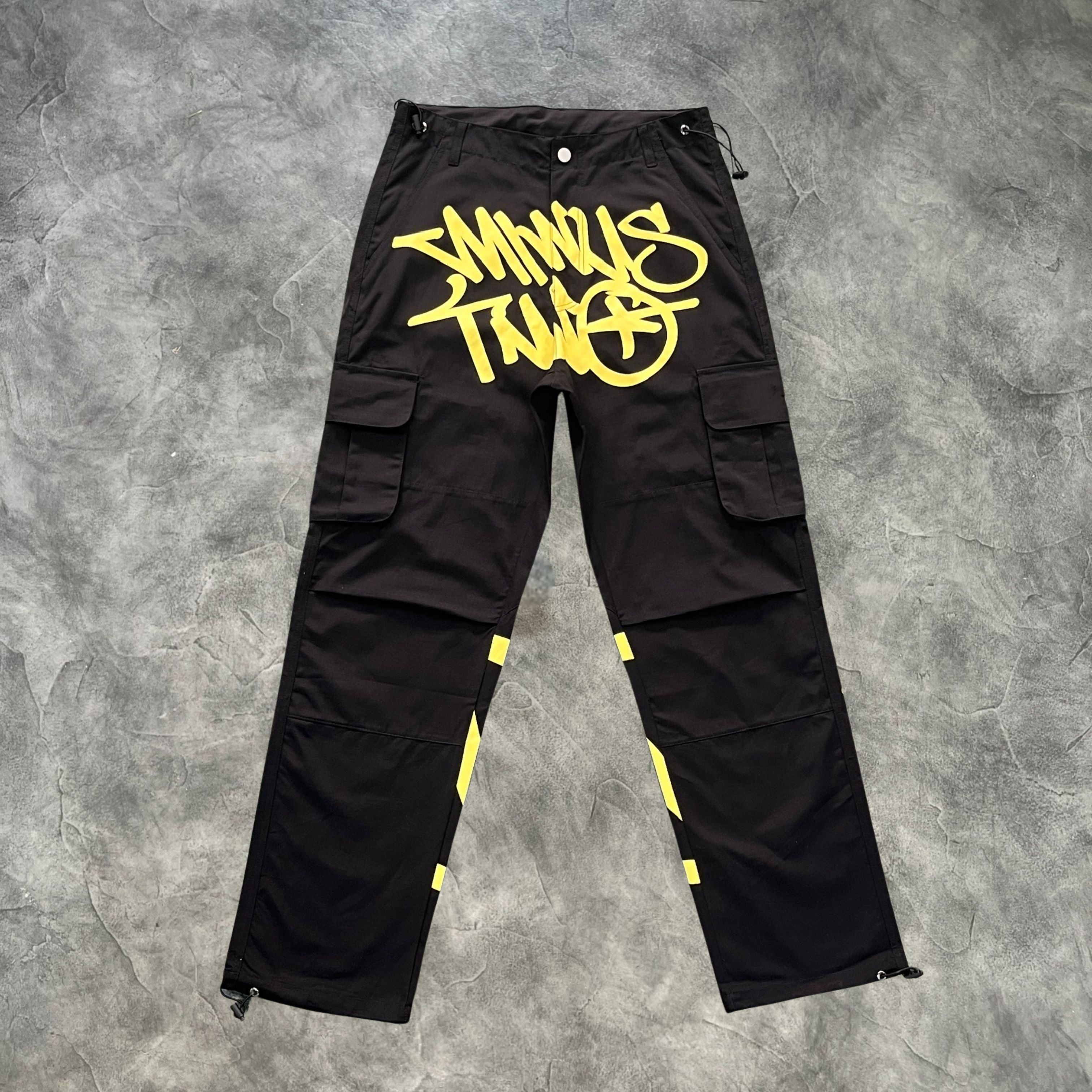 Minus Two Graff Cargo Pants Black/Yellow