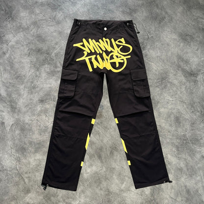 Minus Two Graff Cargo Pants Black/Yellow