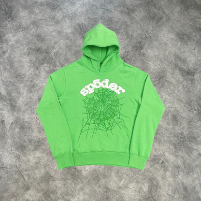 Sp5der Web Tracksuit Green