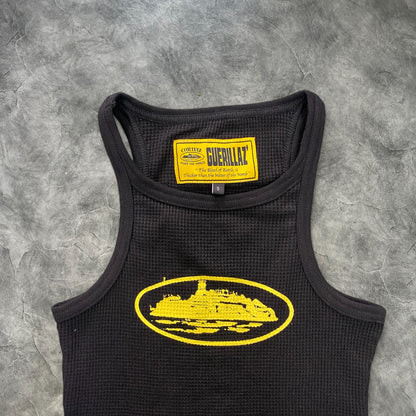 Corteiz Alcatraz Women's Tank Top Black/Yellow