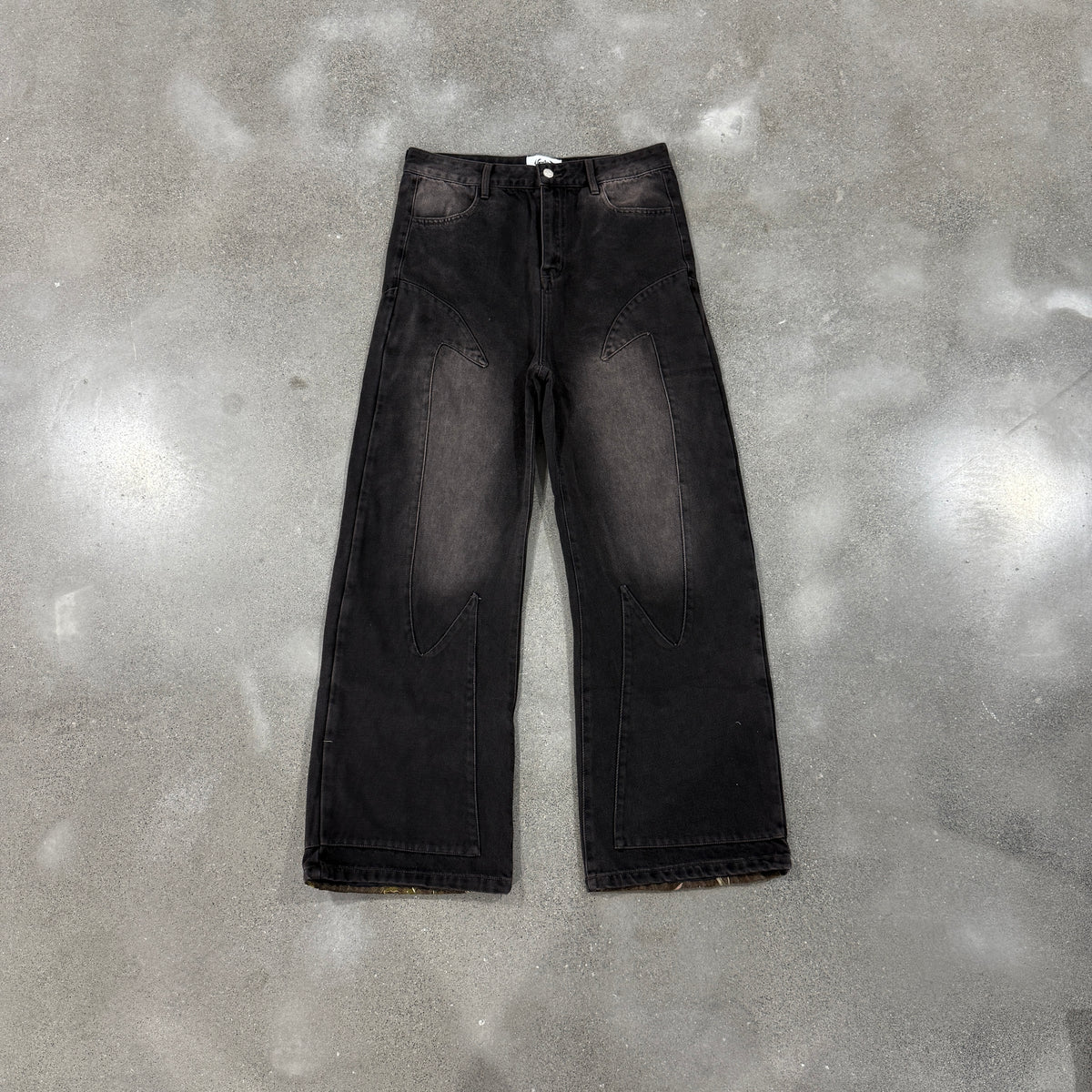 Vescartes Wrath Of Angels Jeans Black
