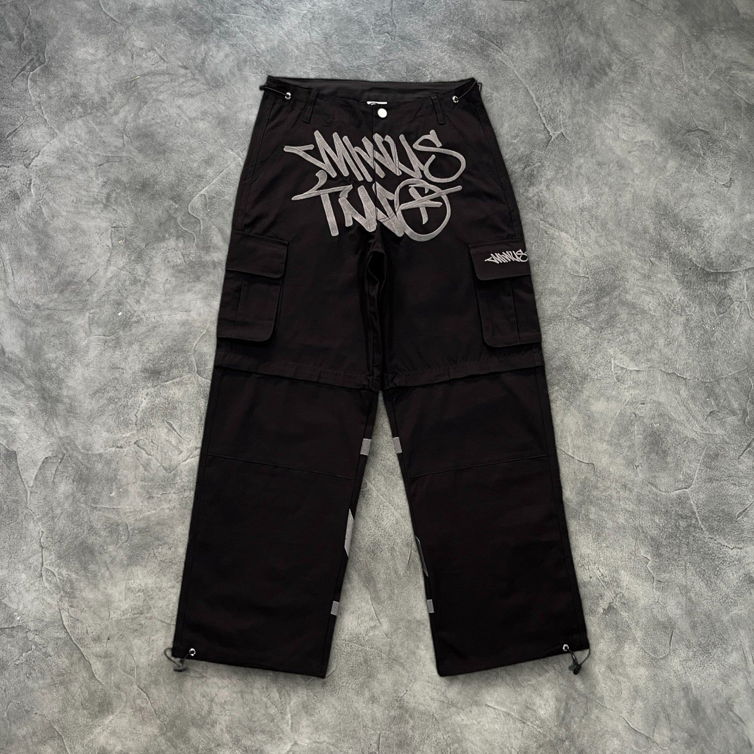 Minus Two Detachable Cargo Pants Black/Grey