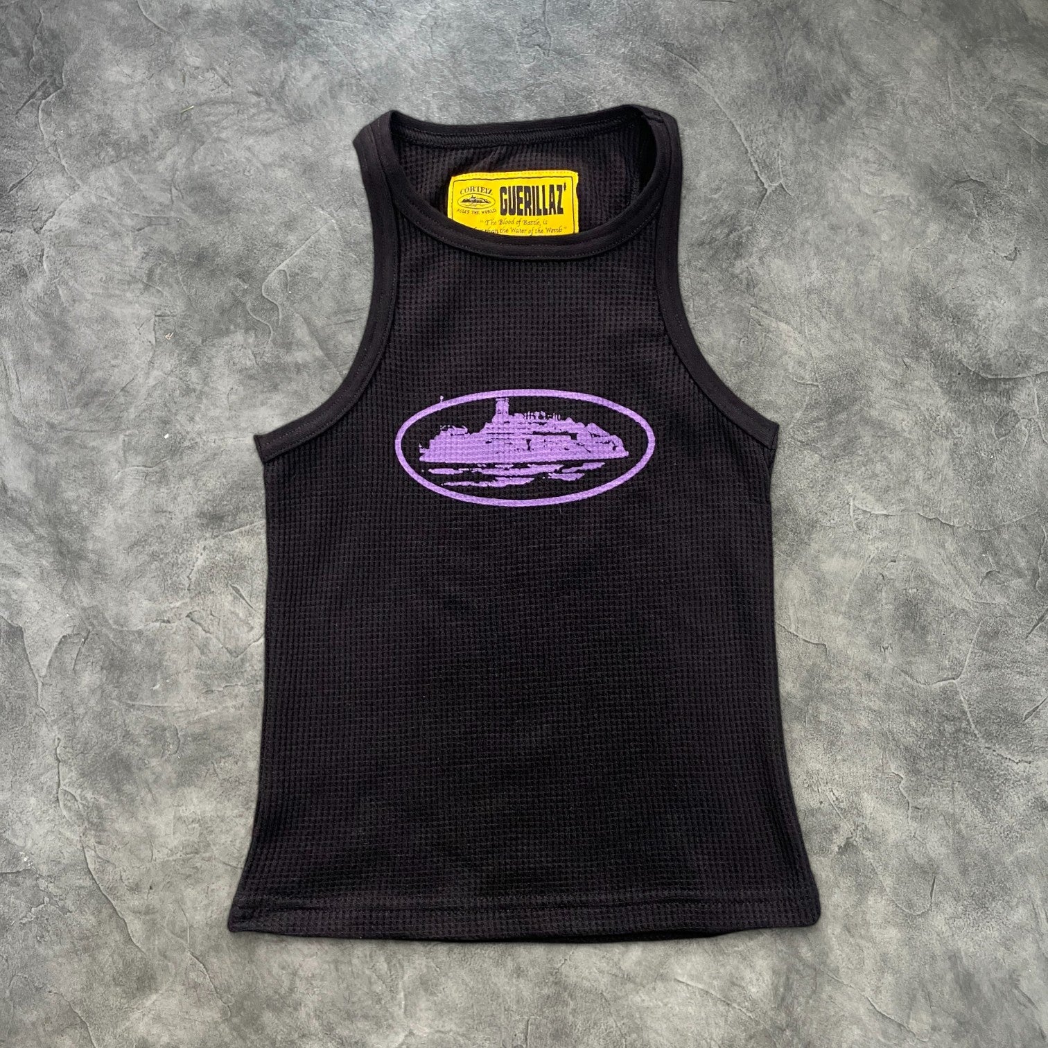 Corteiz Alcatraz Women's Tank Top Black/Purple