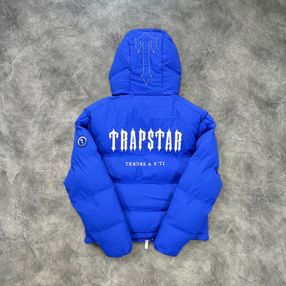 Trapstar Decoded 2.0 Hooded Puffer Dazzling Blue