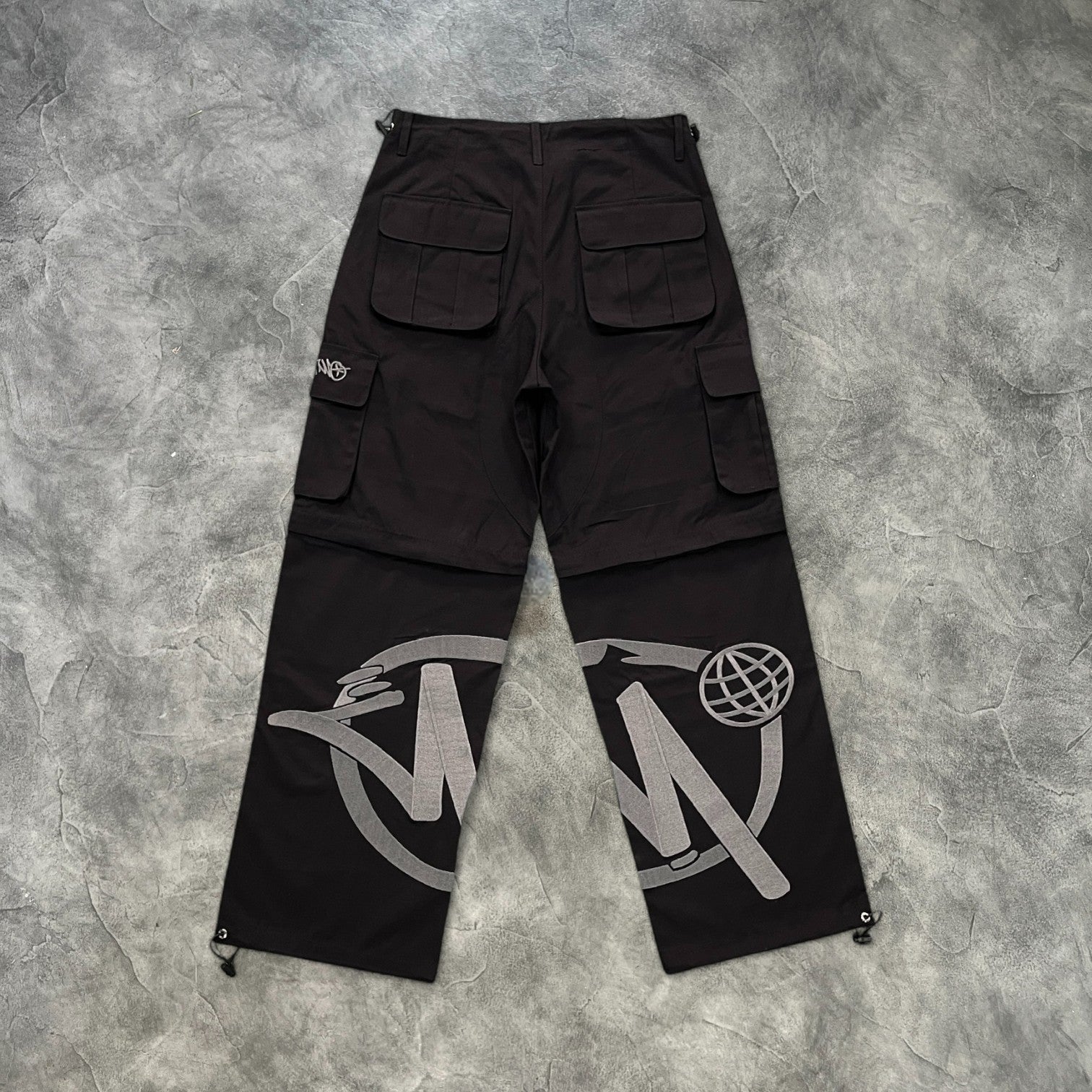 Minus Two Detachable Cargo Pants Black/Grey