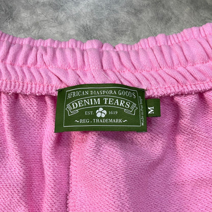 Denim Tears The Cotton Wreath Sweatshorts Pink