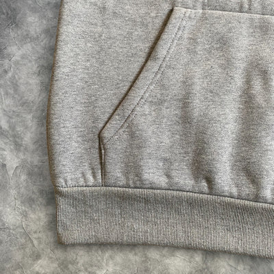 Trapstar Chenille Decoded Hooded Tracksuit Grey/Red