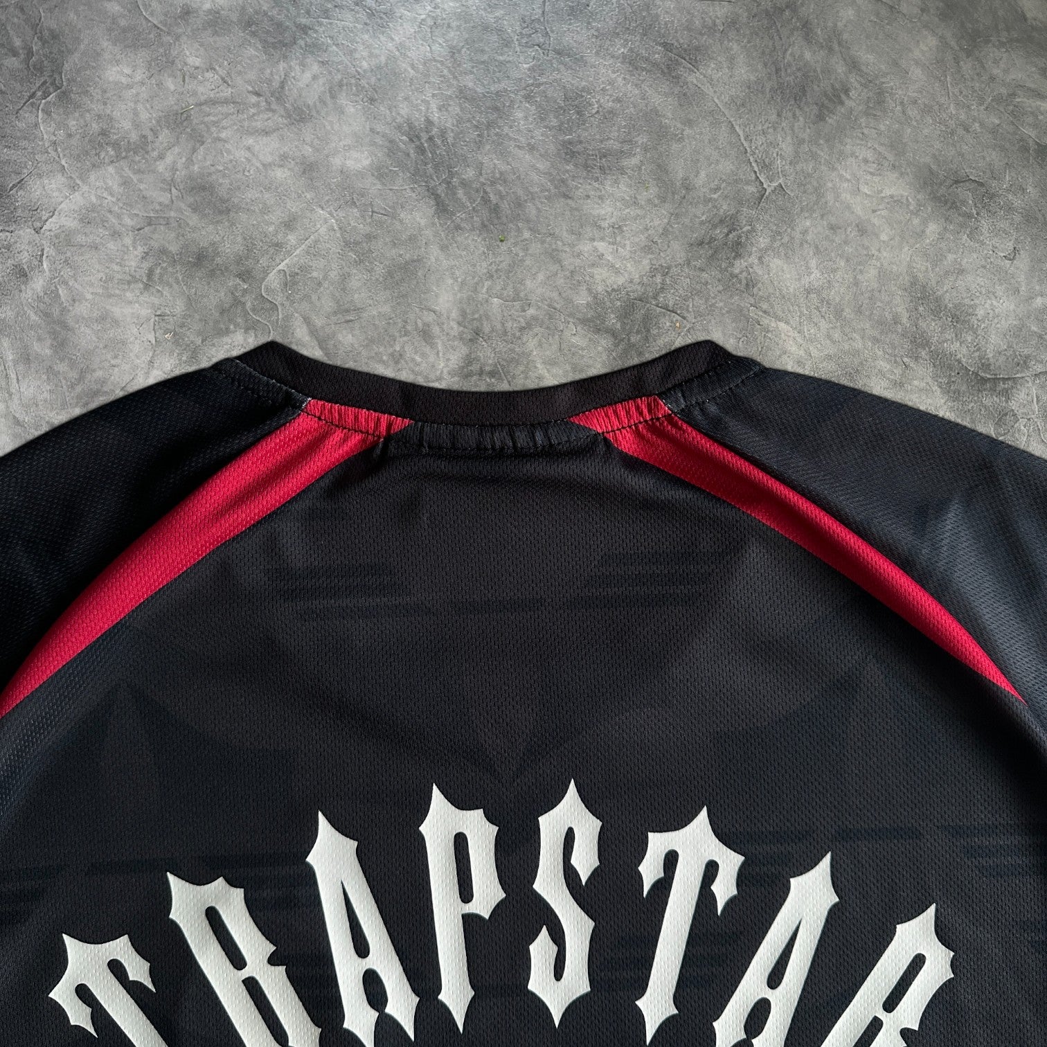 Trapstar Football Jersey Black/Red