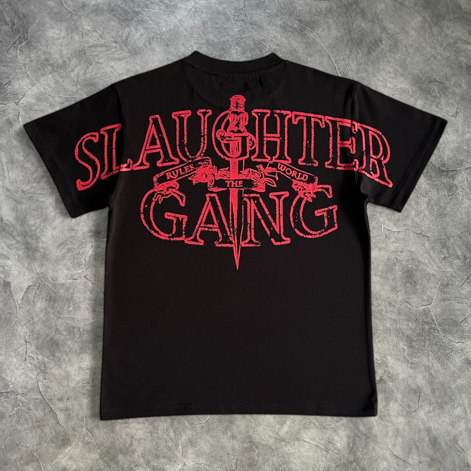 Corteiz Slaughter Gang T-Shirt Black