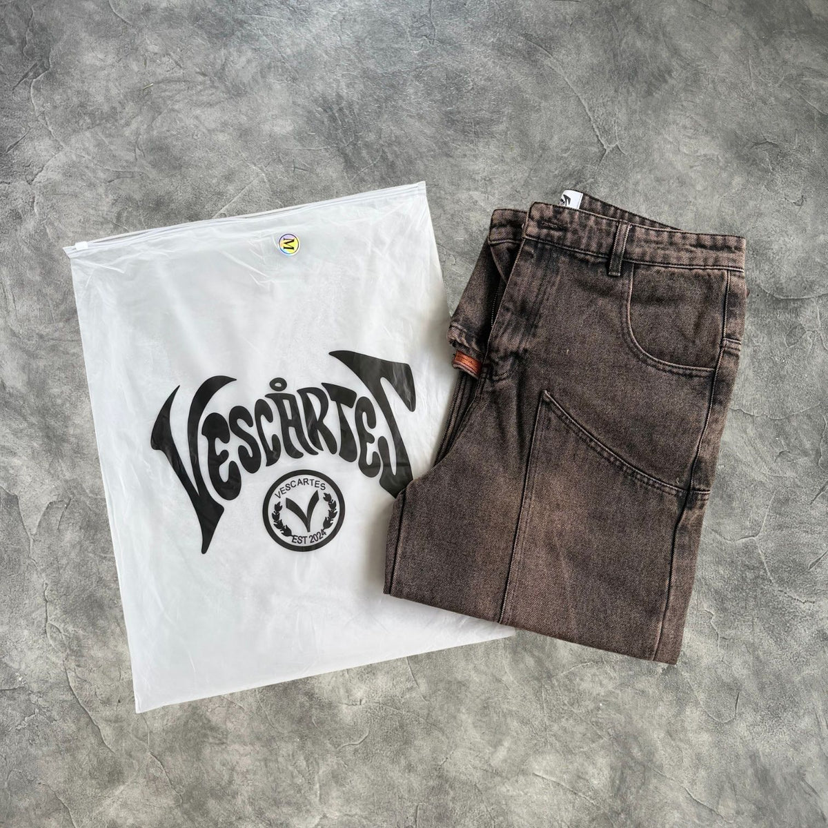 Vescartes Sahara Nomad Woven Jeans Black
