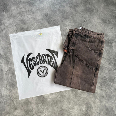 Vescartes Sahara Nomad Woven Jeans Black