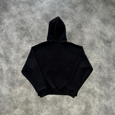 Corteiz Lion Varsity Zip-Up Hoodie Black