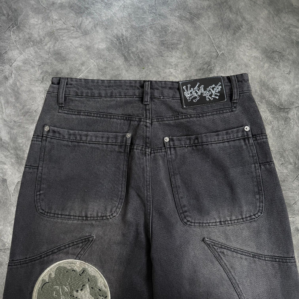 Vescartes Void Walker Undead Jeans Black