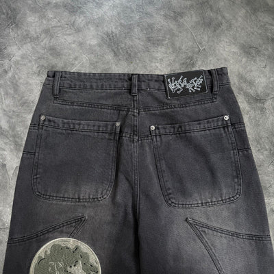 Vescartes Void Walker Undead Jeans Black