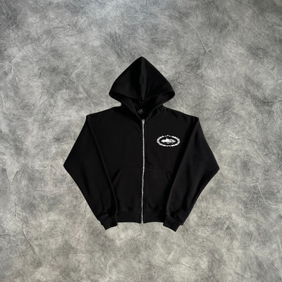 Corteiz Superior Royale Zip-Up Tracksuit Black