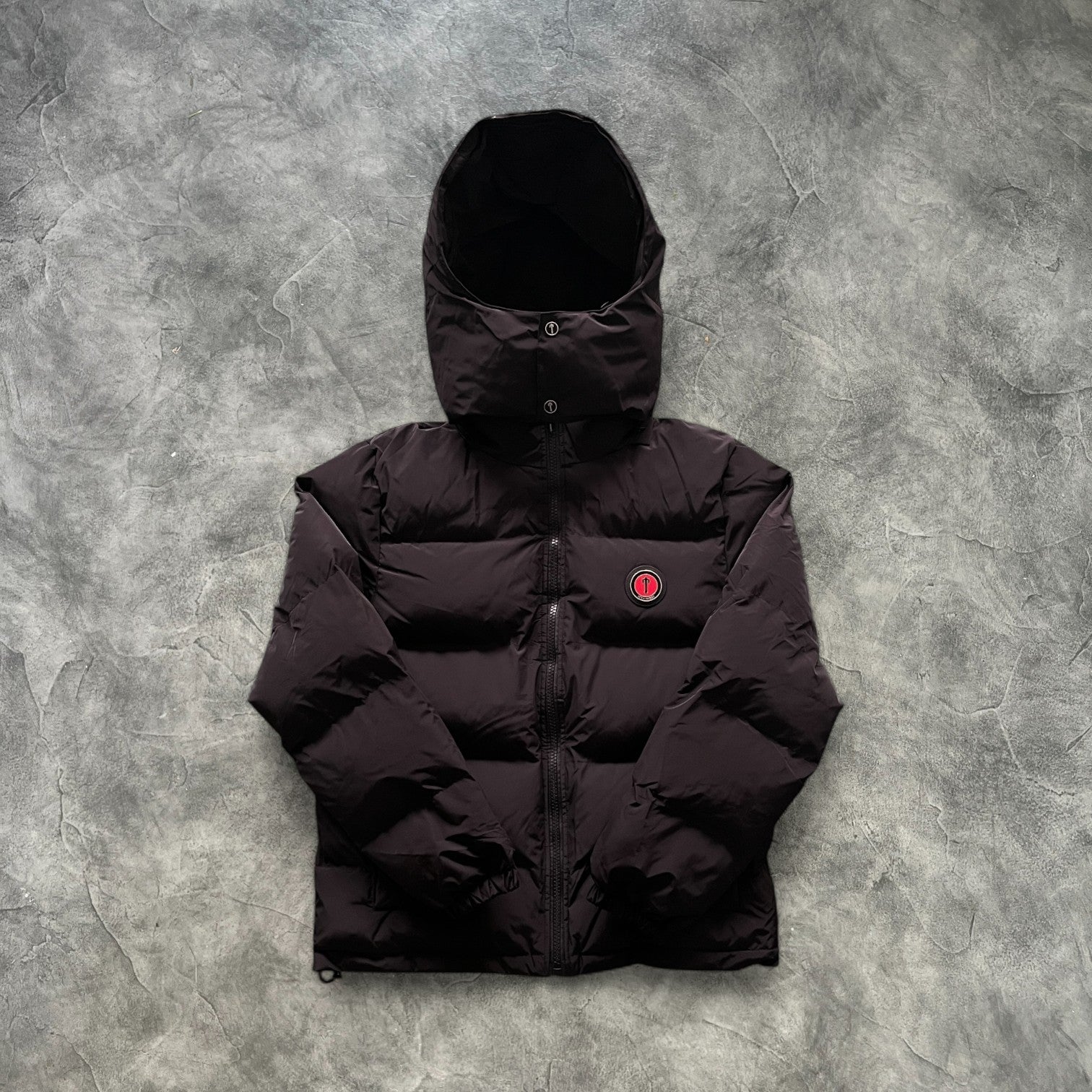 Trapstar Detachable Hooded Puffer Black/Red