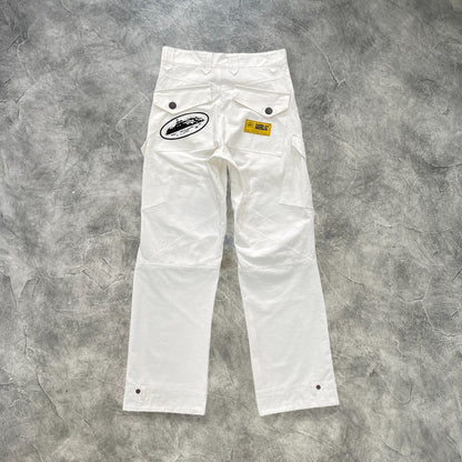 Corteiz Slant Pocket Pants White