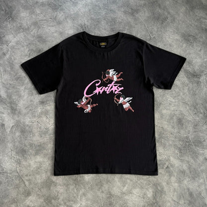 Corteiz Cupid Arrows T-Shirt Black/Pink