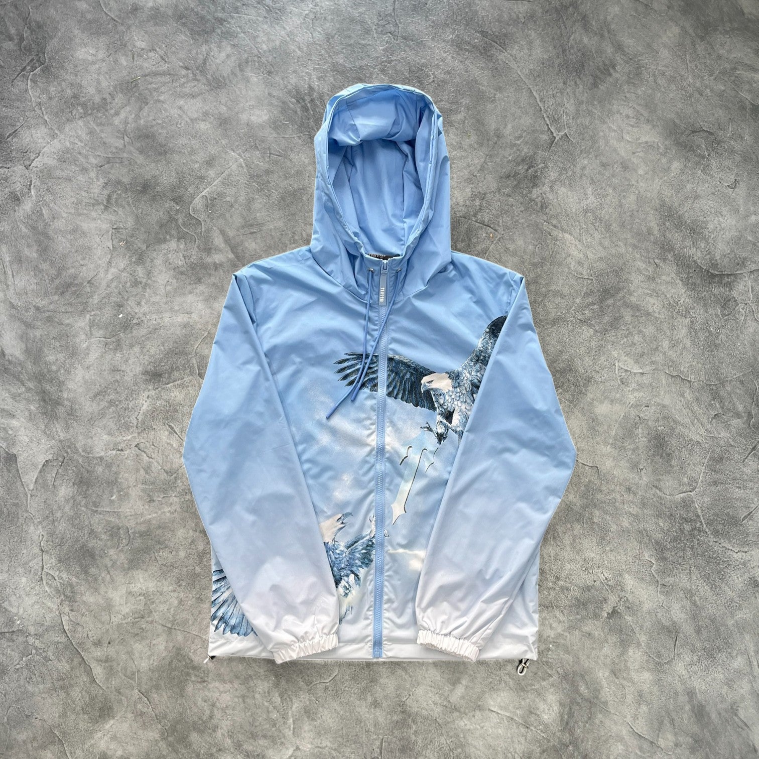 Trapstar Eagle Zip-Up Windbreaker Gradient Blue