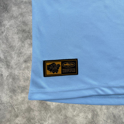 Corteiz Panel T-Shirt Sky Blue