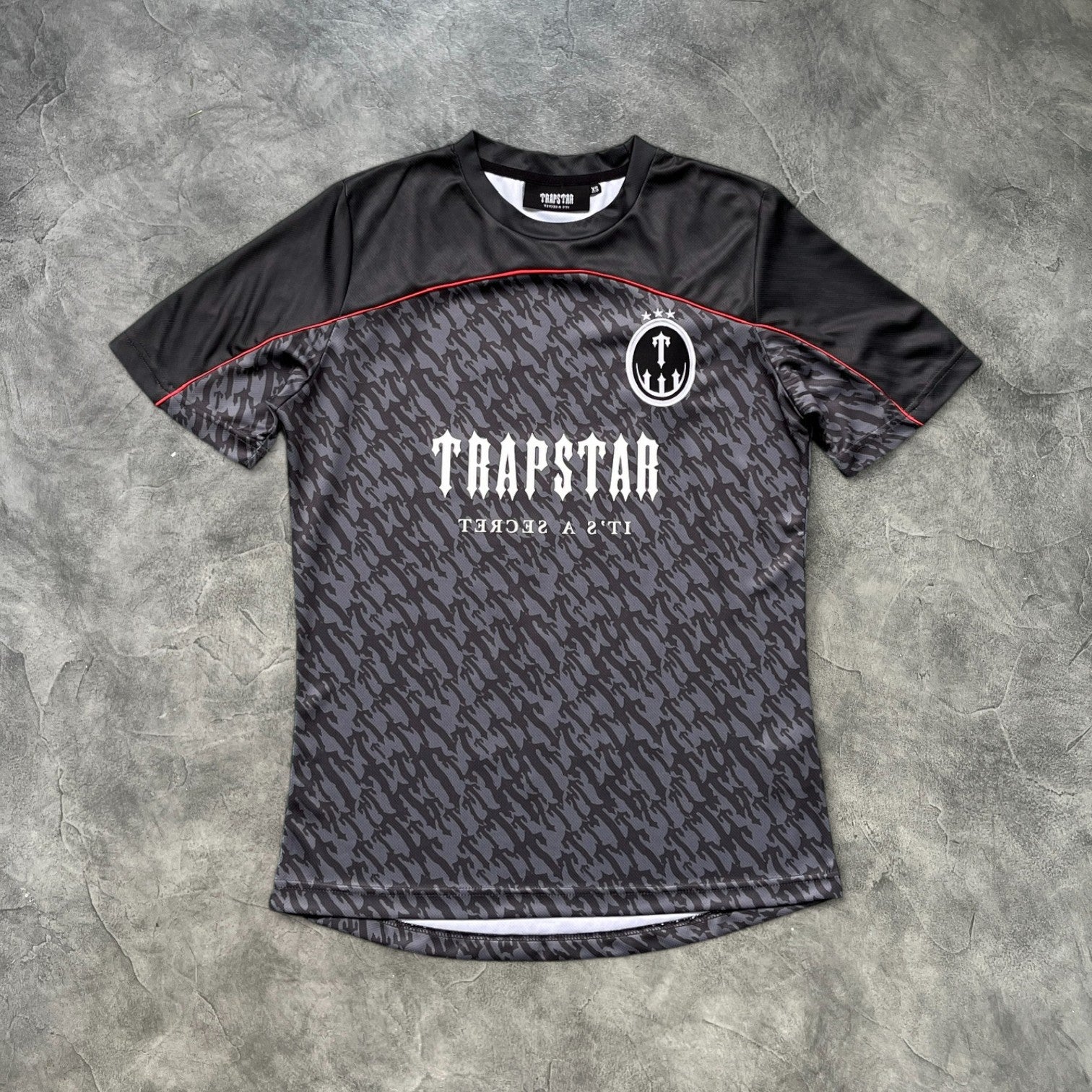 Trapstar Football Jersey Grey