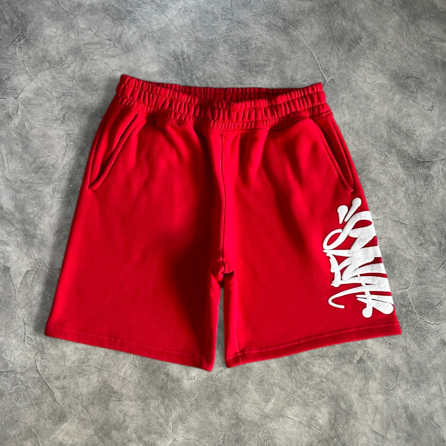 Syna Joggers Shorts Suit Red