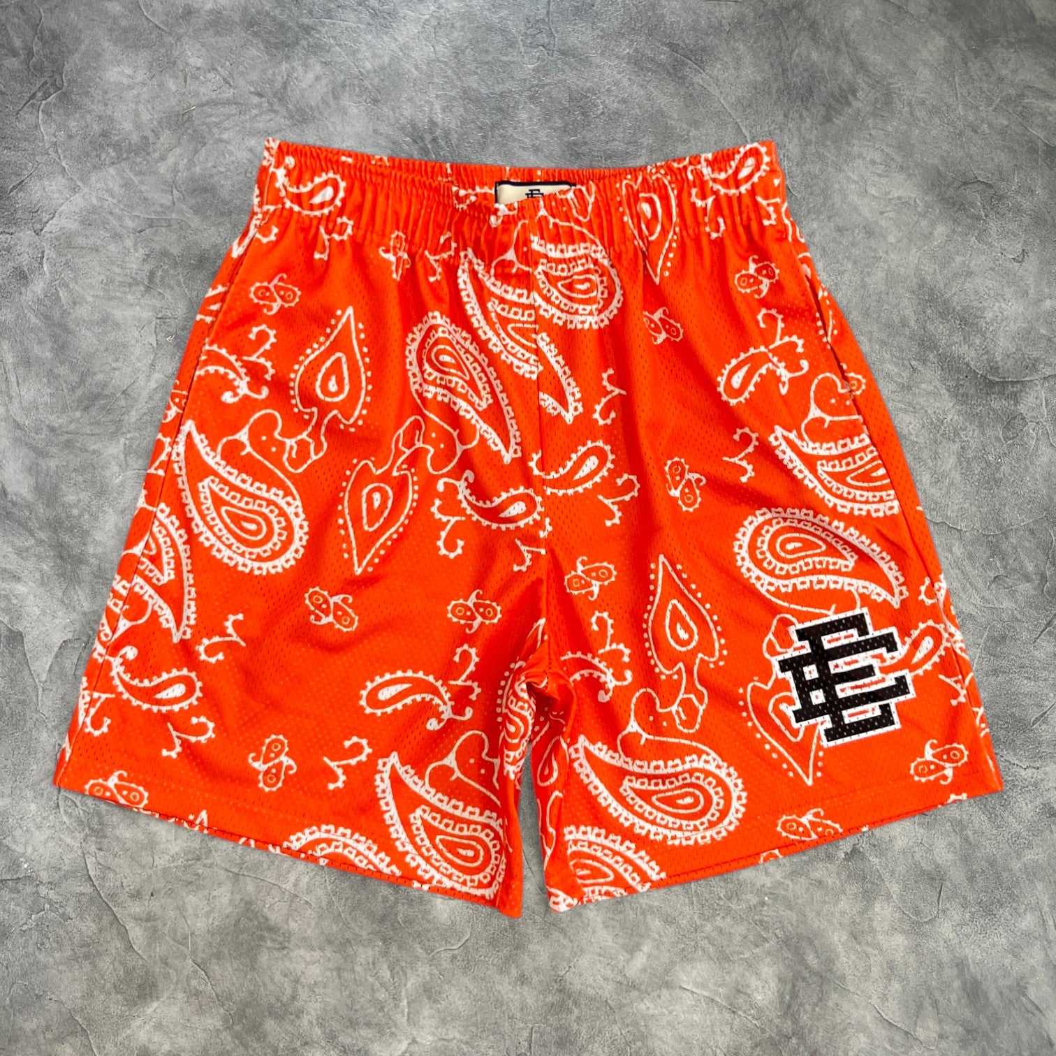 Eric Emanuel Basic Flower Shorts Orange