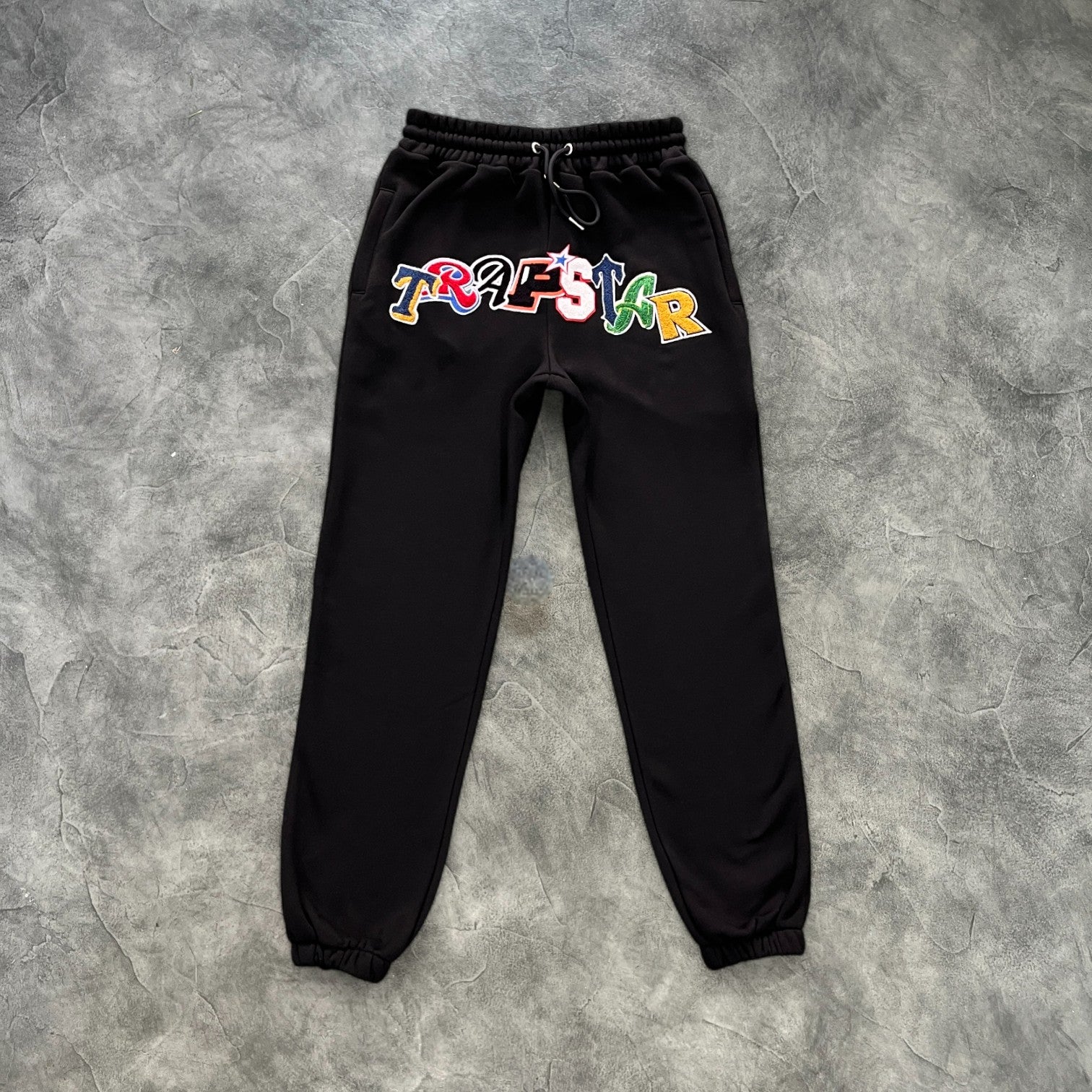 Trapstar Widcard Zip-Up Tracksuit Black/Rainbow