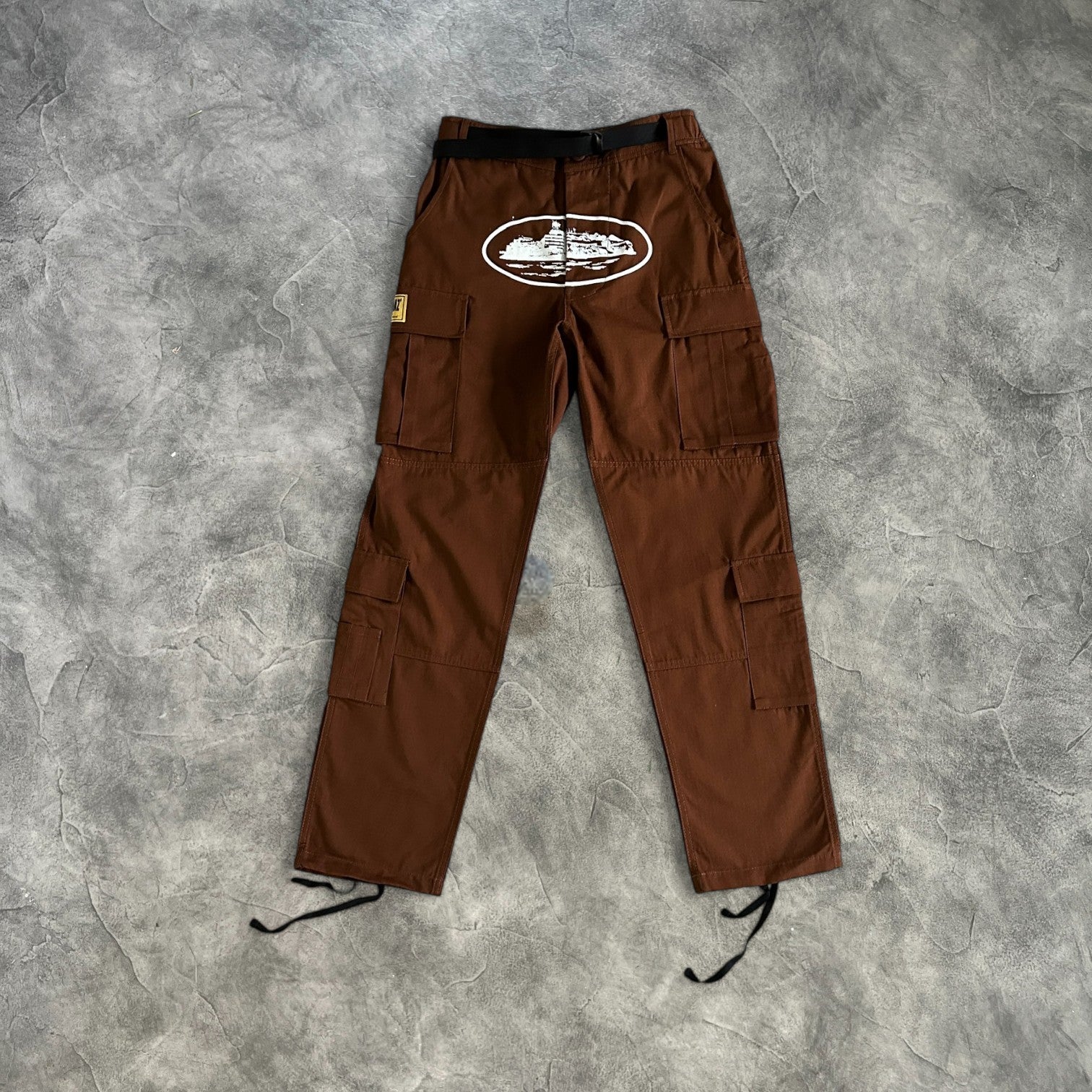 Corteiz Guerilla Cargo Pants Brown