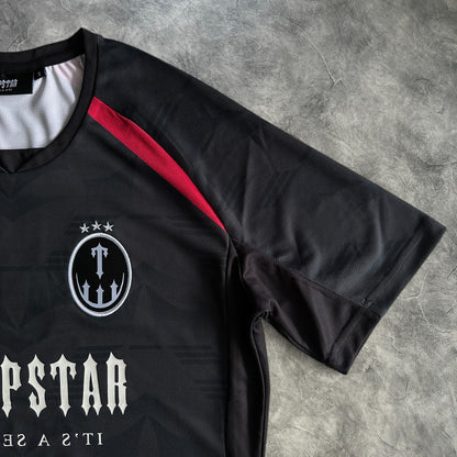 Trapstar Football Jersey Black/Red