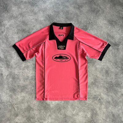 Corteiz Talismo Football Jersey Pink
