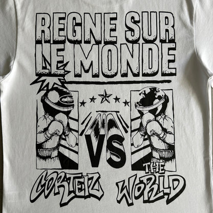 Corteiz Regne Surle Monde T-Shirt White