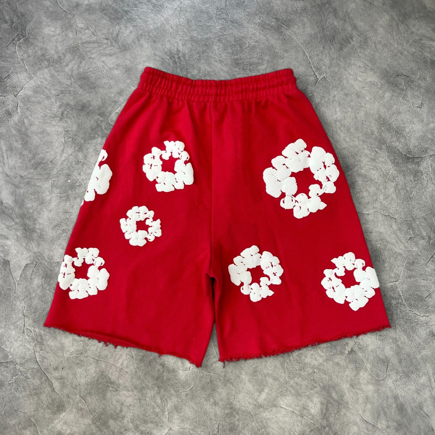 Denim Tears The Cotton Wreath Sweatshorts Red