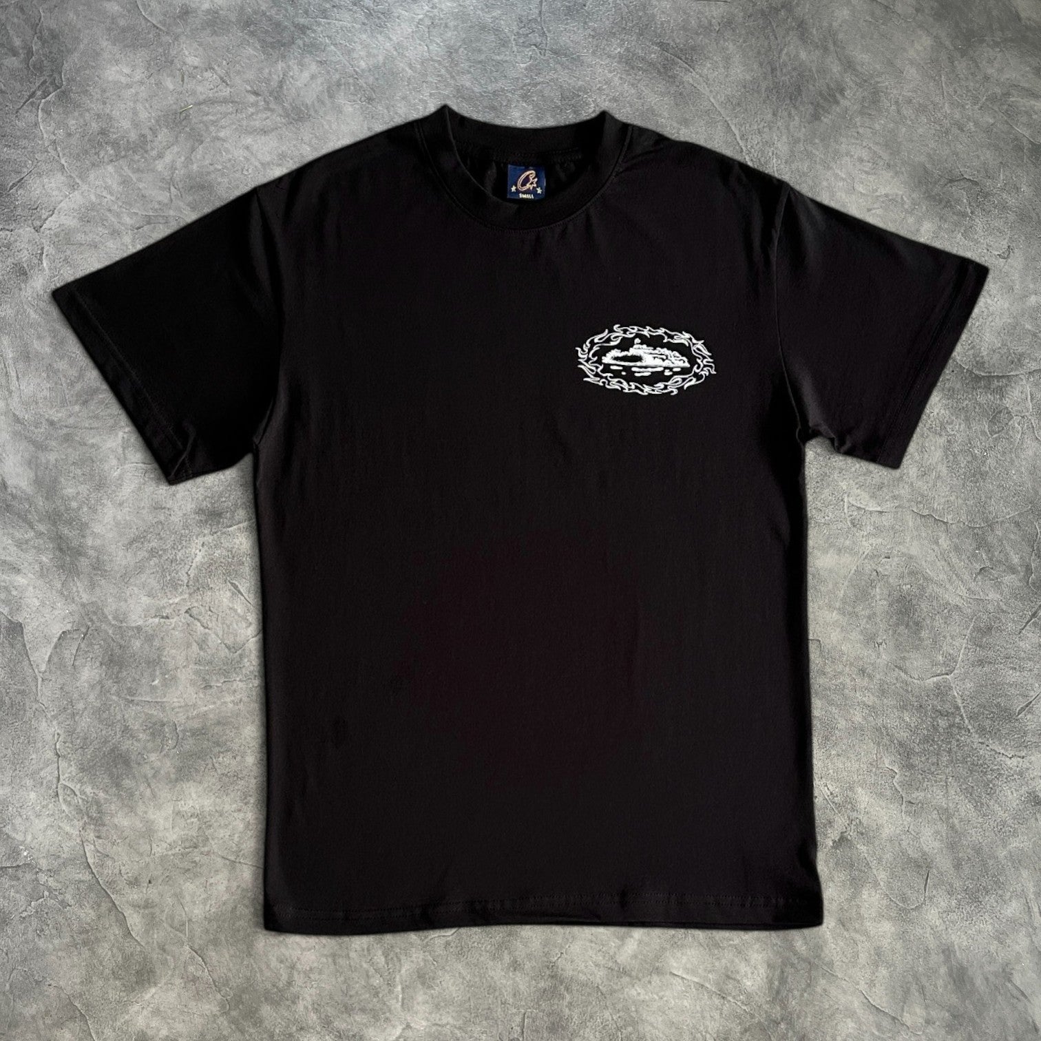 Corteiz Evil Flame T-Shirt Black