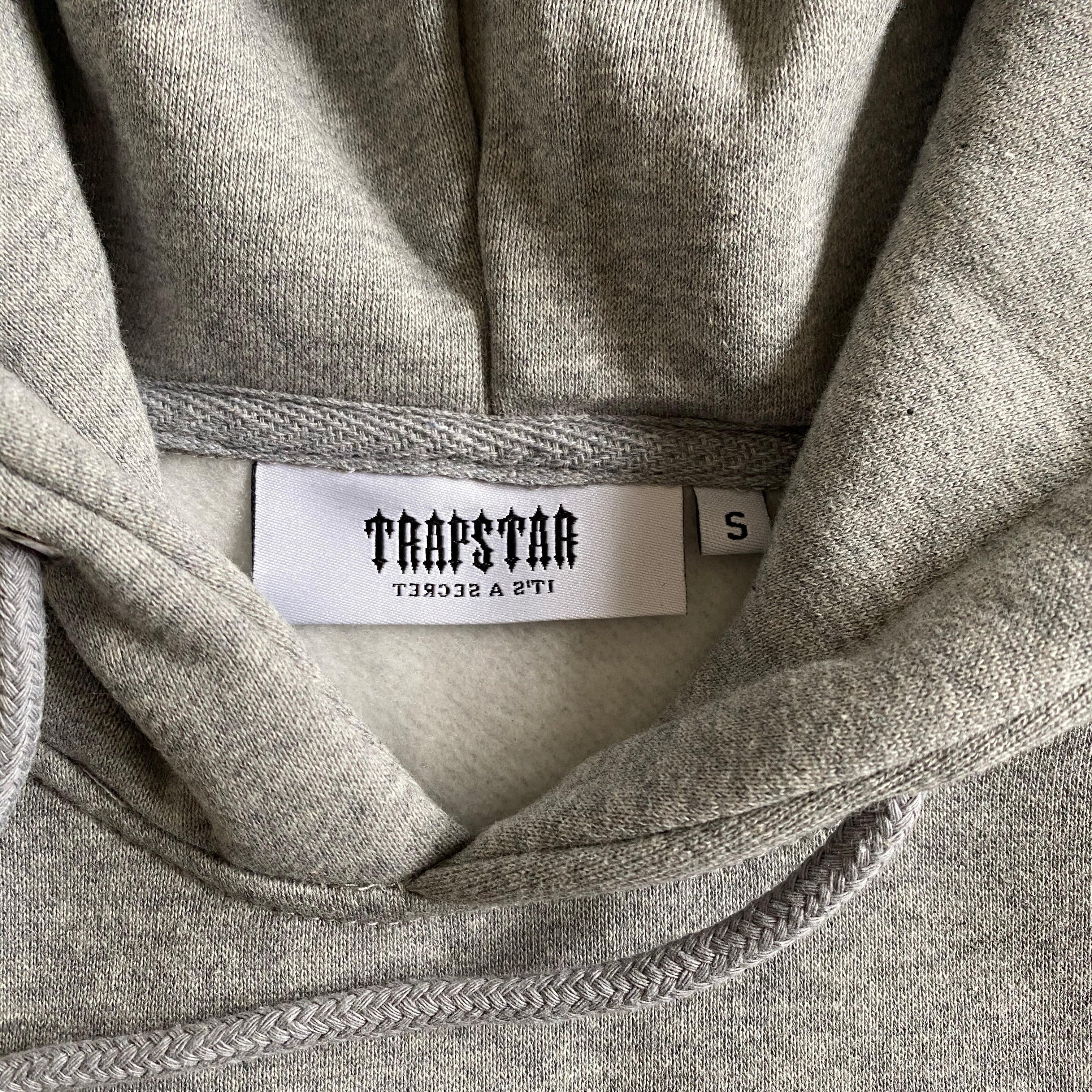 Trapstar Chenille Decoded Hooded Tracksuit Grey/Rainbow