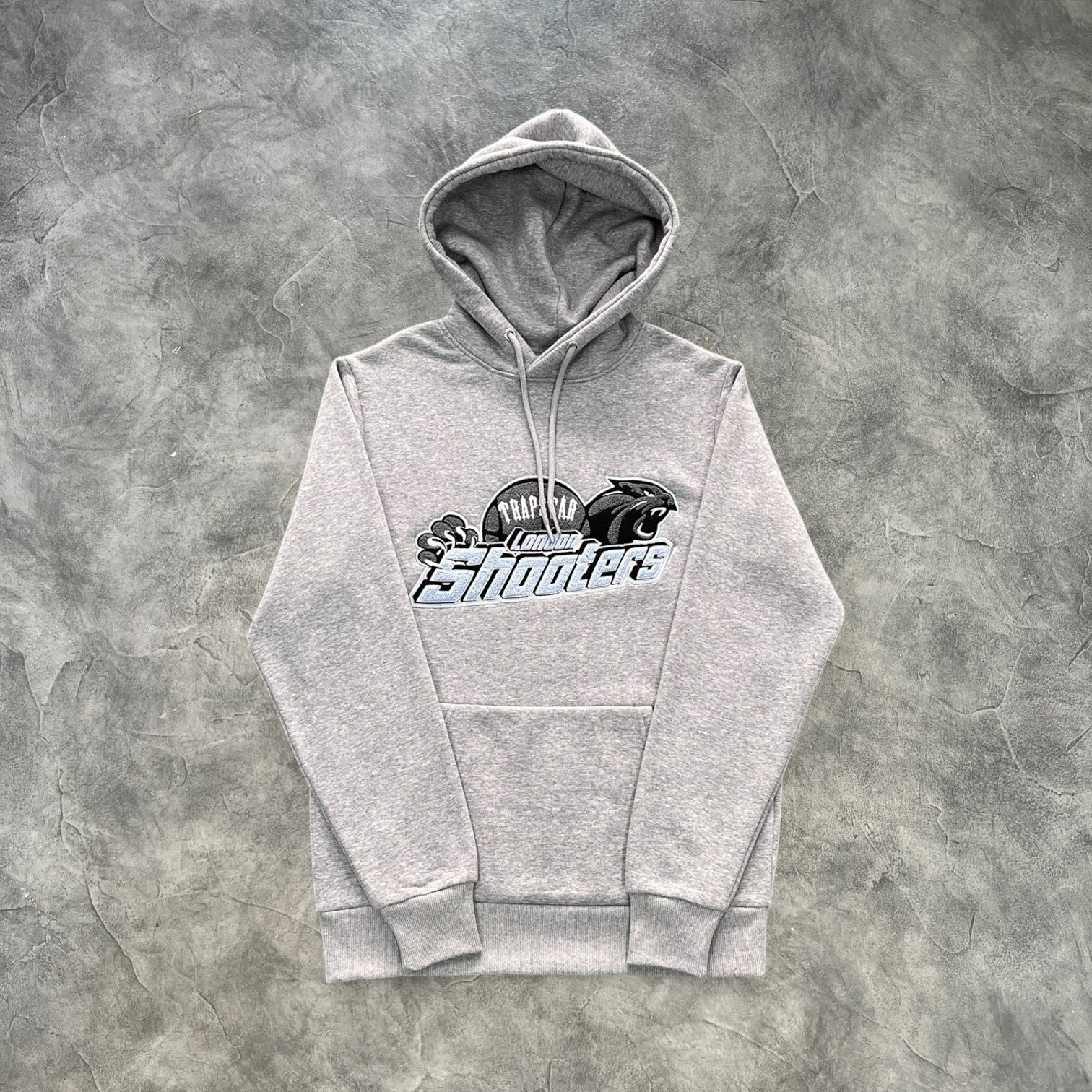 Trapstar Shooters Hooded Tracksuit Grey/Skyblue