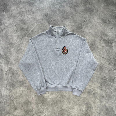Corteiz Royal Crest Shorts Set Grey