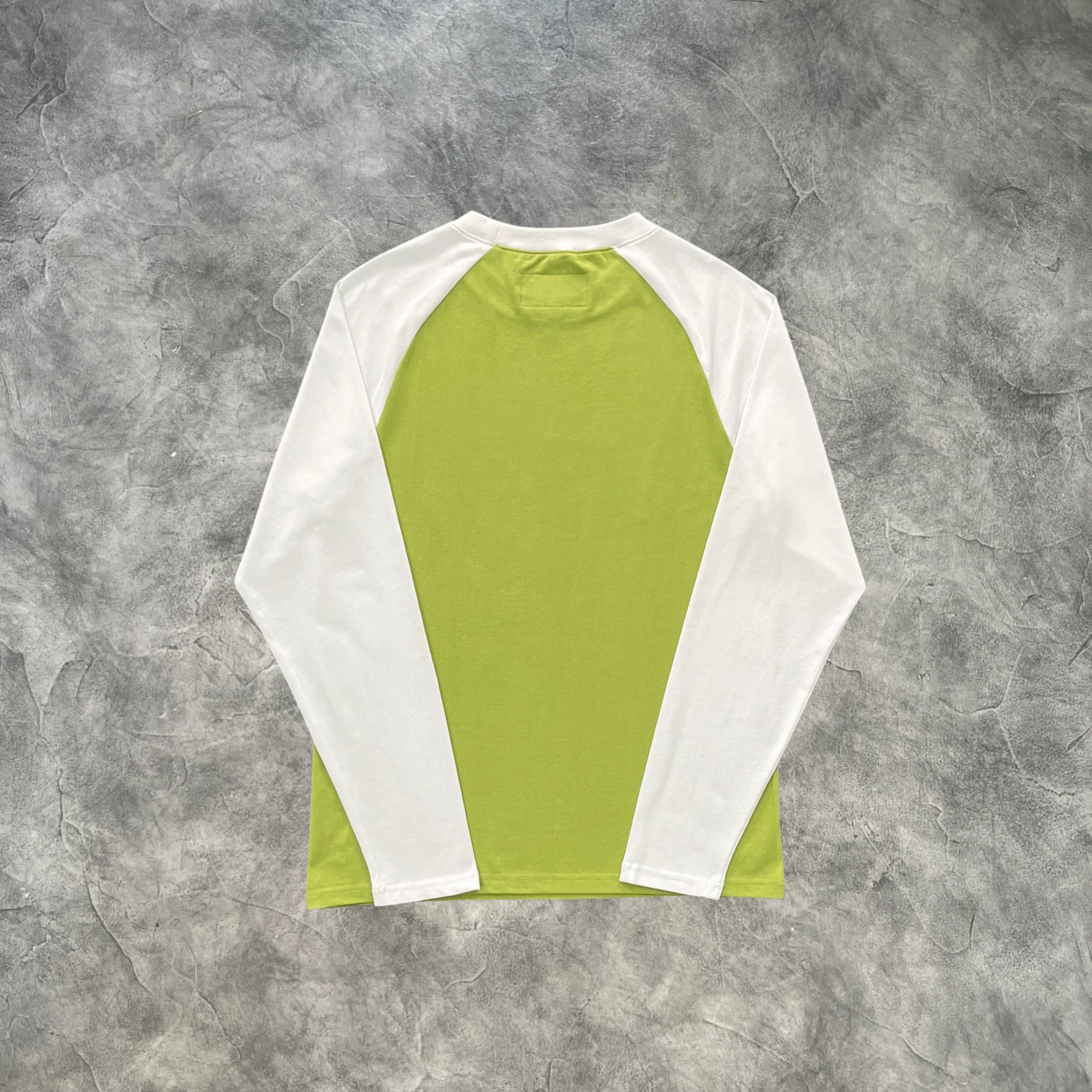 Corteiz Alcatraz Raglan Long Sleeves T-Shirt Green