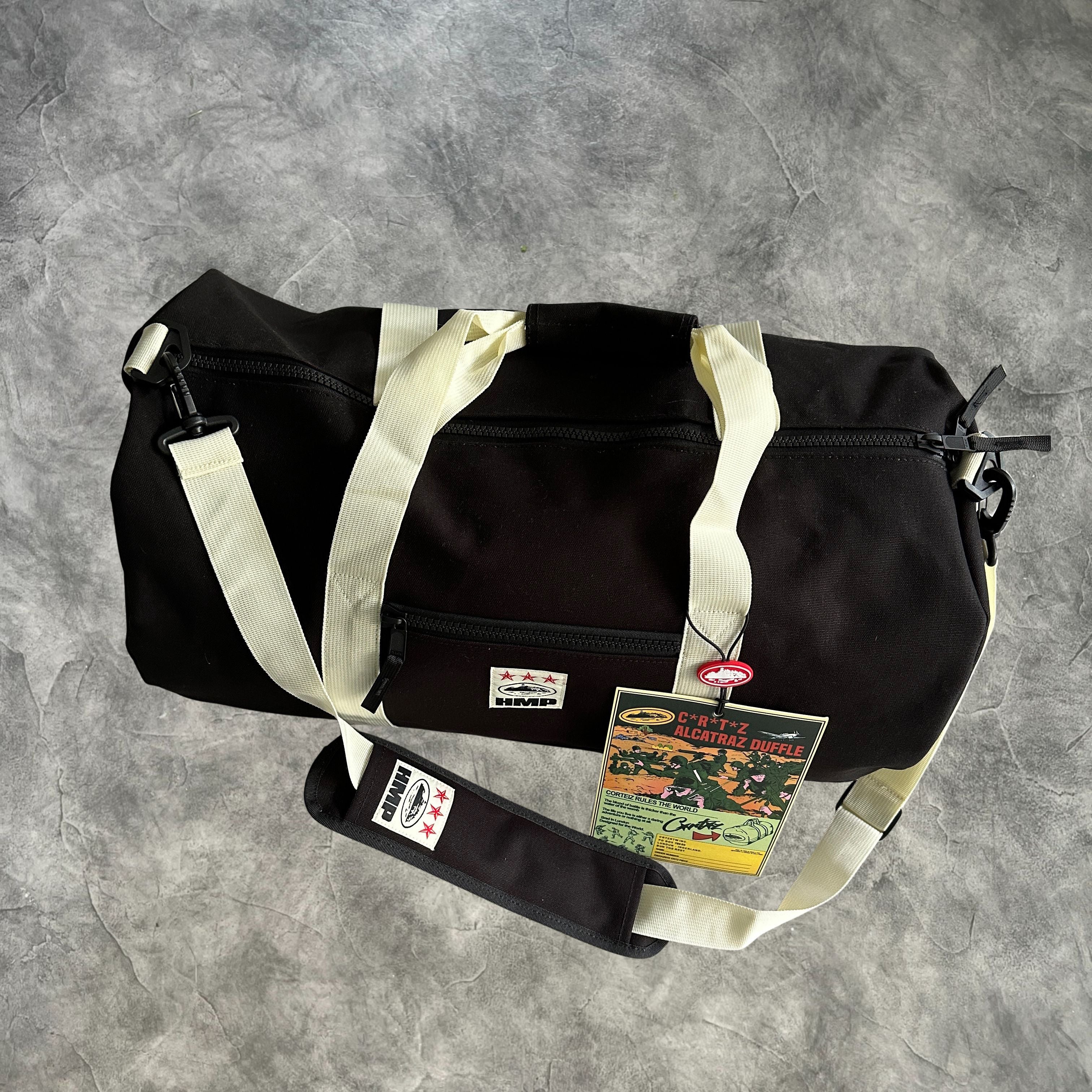 Corteiz HMP Alcatraz Duffle Black