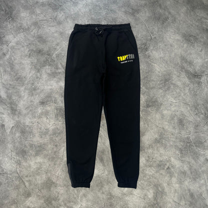 Trapstar Chenille 2.0 Decoded Hooded Tracksuit Black/Yellow/Grey