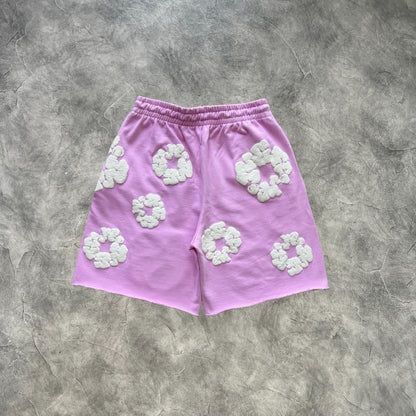 Denim Tears The Cotton Wreath Sweatshorts Light Pink