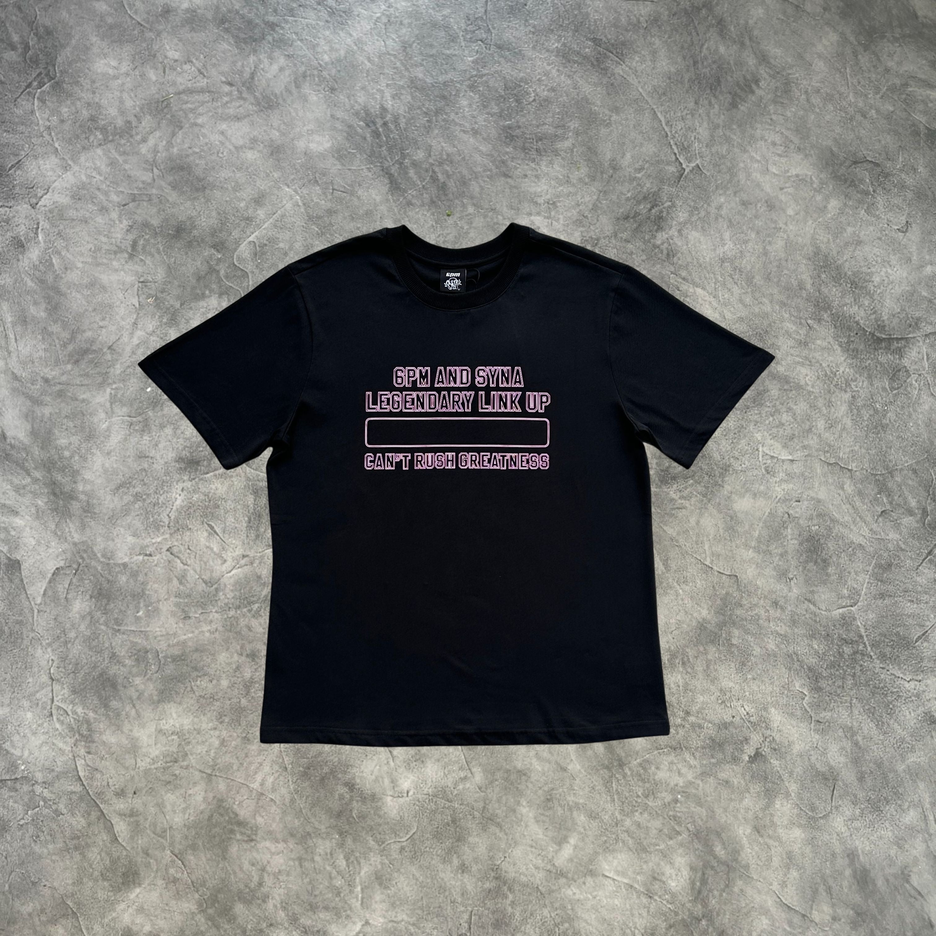 Syna Can't Rush Greatness T-Shirt Black